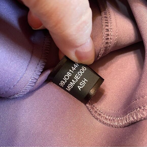 Marc New York Faux Suede Moto Jacket Ash Purple Andrew Marc Sz L - Picture 15 of 16